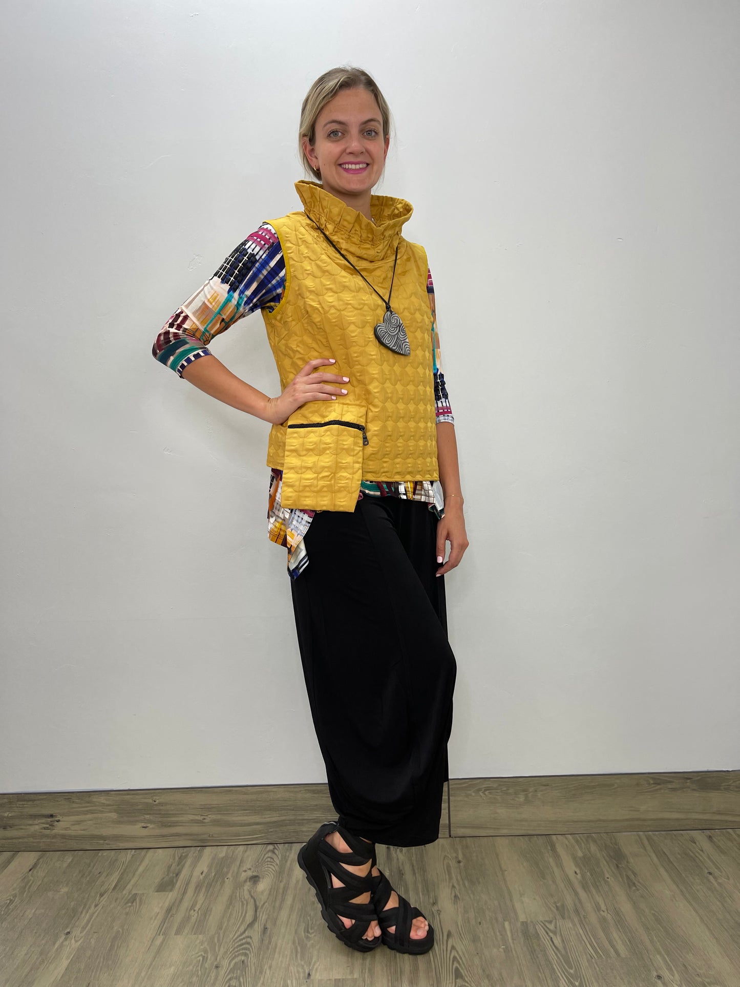 Gold Maize Sleeveless Topper