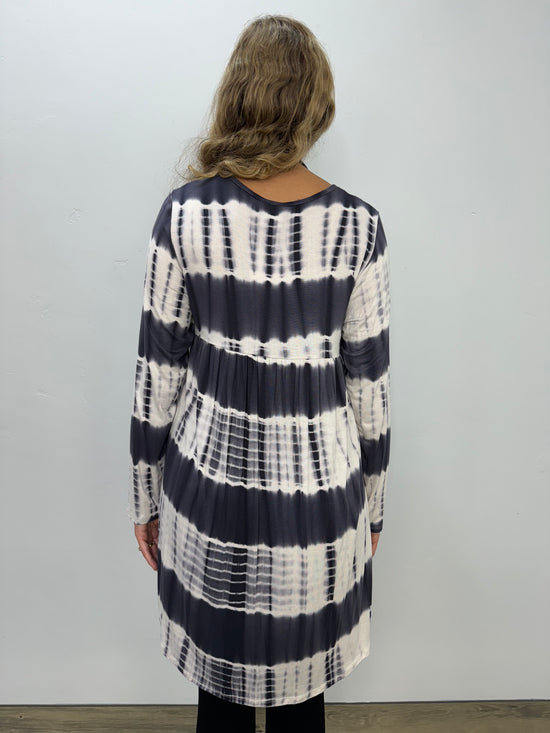 2AM Long Sleeves Tunic - Blue Bamboo