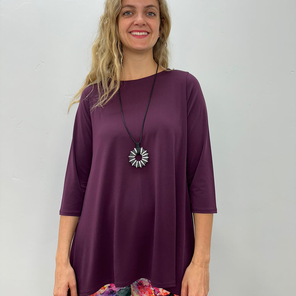 Fig Purple Dima Tunic