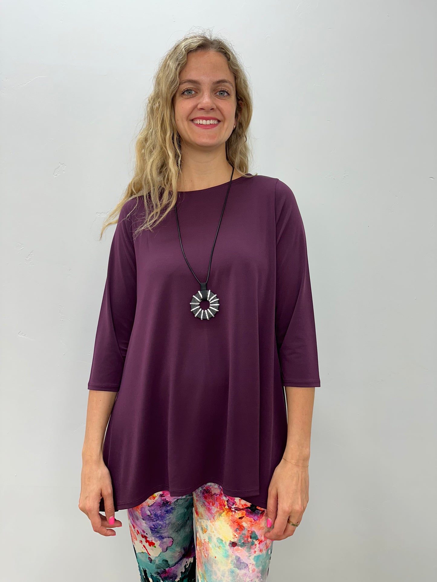 Fig Purple Dima Tunic