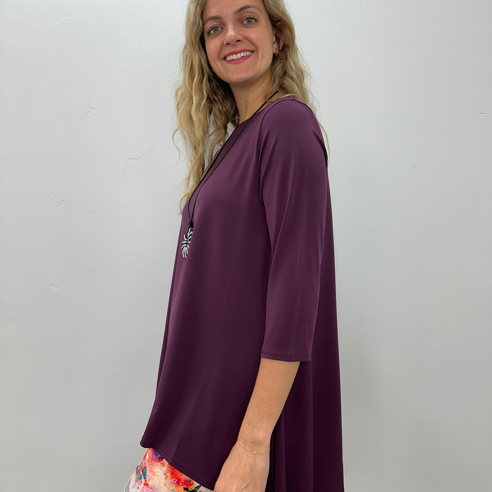 Fig Purple Dima Tunic