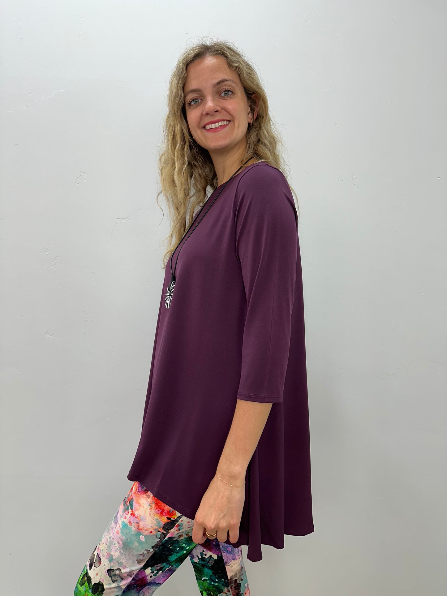 Fig Purple Dima Tunic