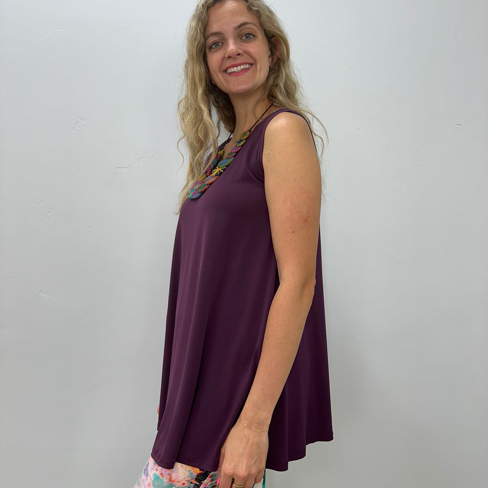 
                  
                    Fig Purple Sleeveless Desa Tunic
                  
                