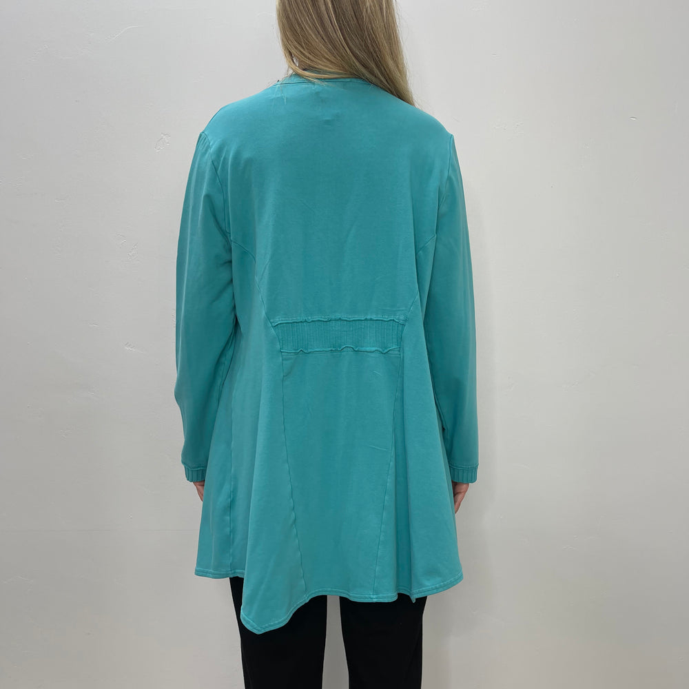 
                  
                    Teal Two Pocket Swing Jacket
                  
                