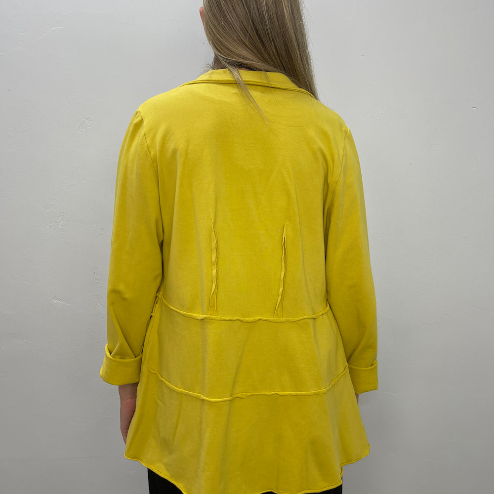 
                  
                    Canary Yellow Long Sleeve Blazer
                  
                