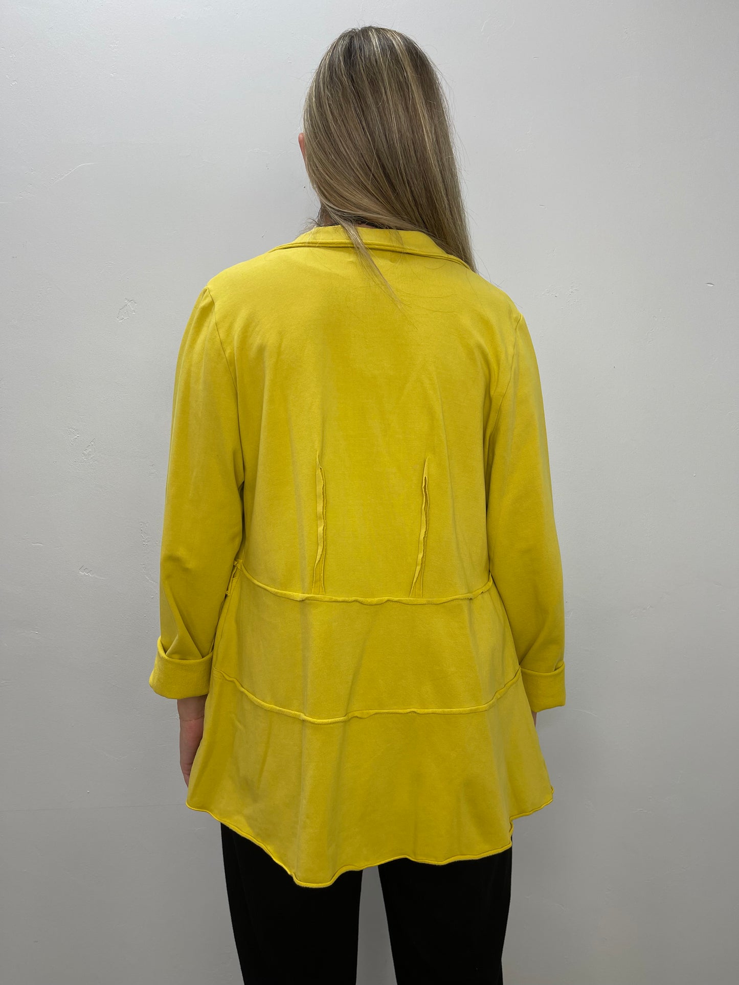 Canary Yellow Long Sleeve Blazer