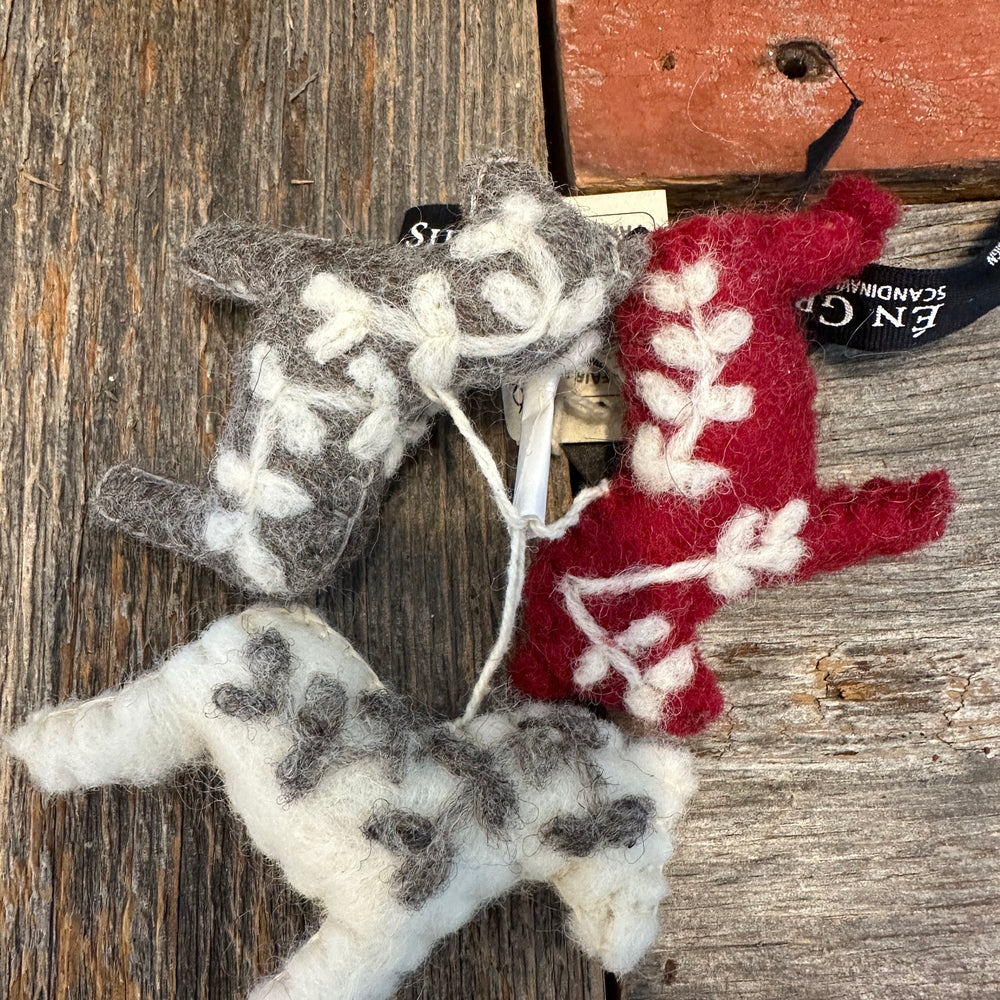 
                  
                    Hand Made Sheep Wool Dala Horses Ornaments
                  
                