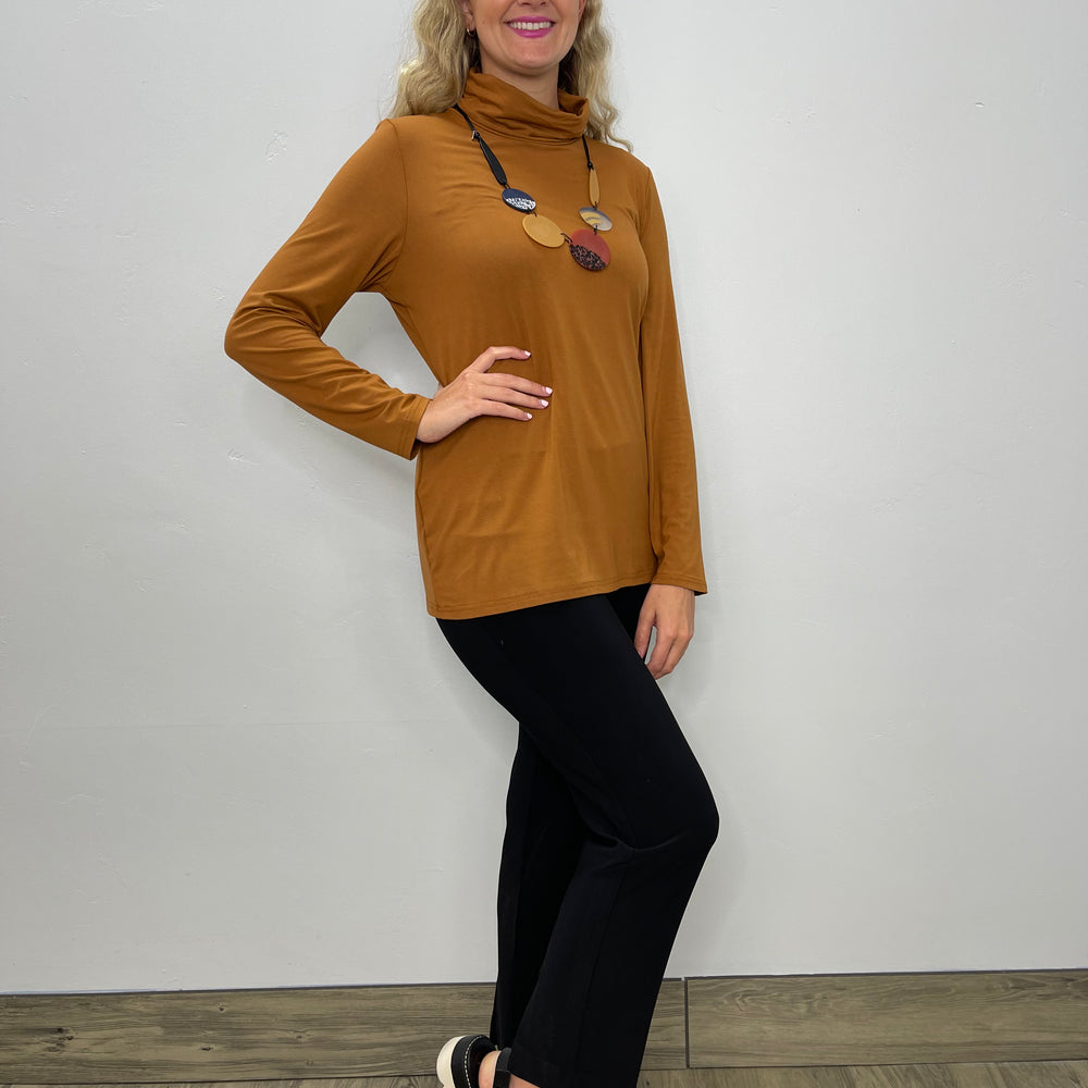 
                  
                    Cinnamon Long Sleeve Bamboo Turtle Neck
                  
                