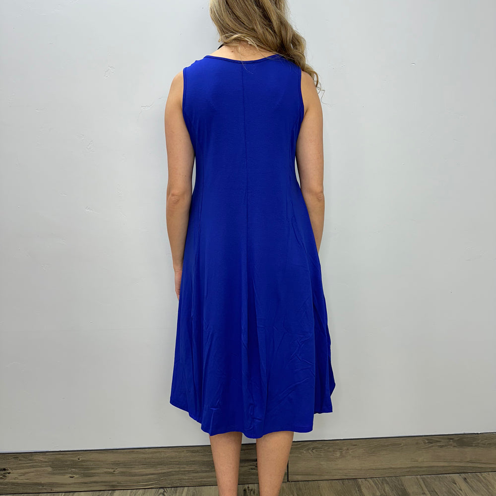 
                  
                    Wisteria Blue Sleeveless Two Pocket Dress
                  
                