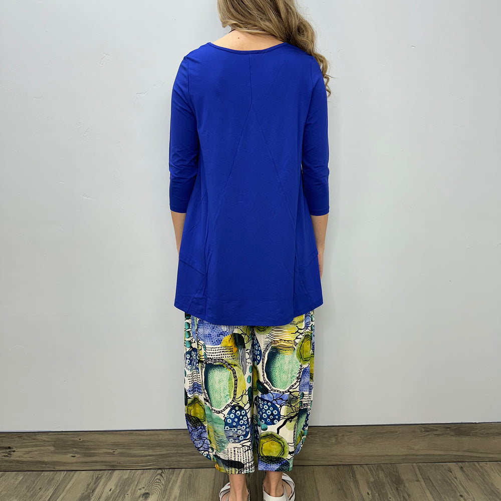 
                  
                    Wisteria Blue 3/4 Sleeve Tunic
                  
                