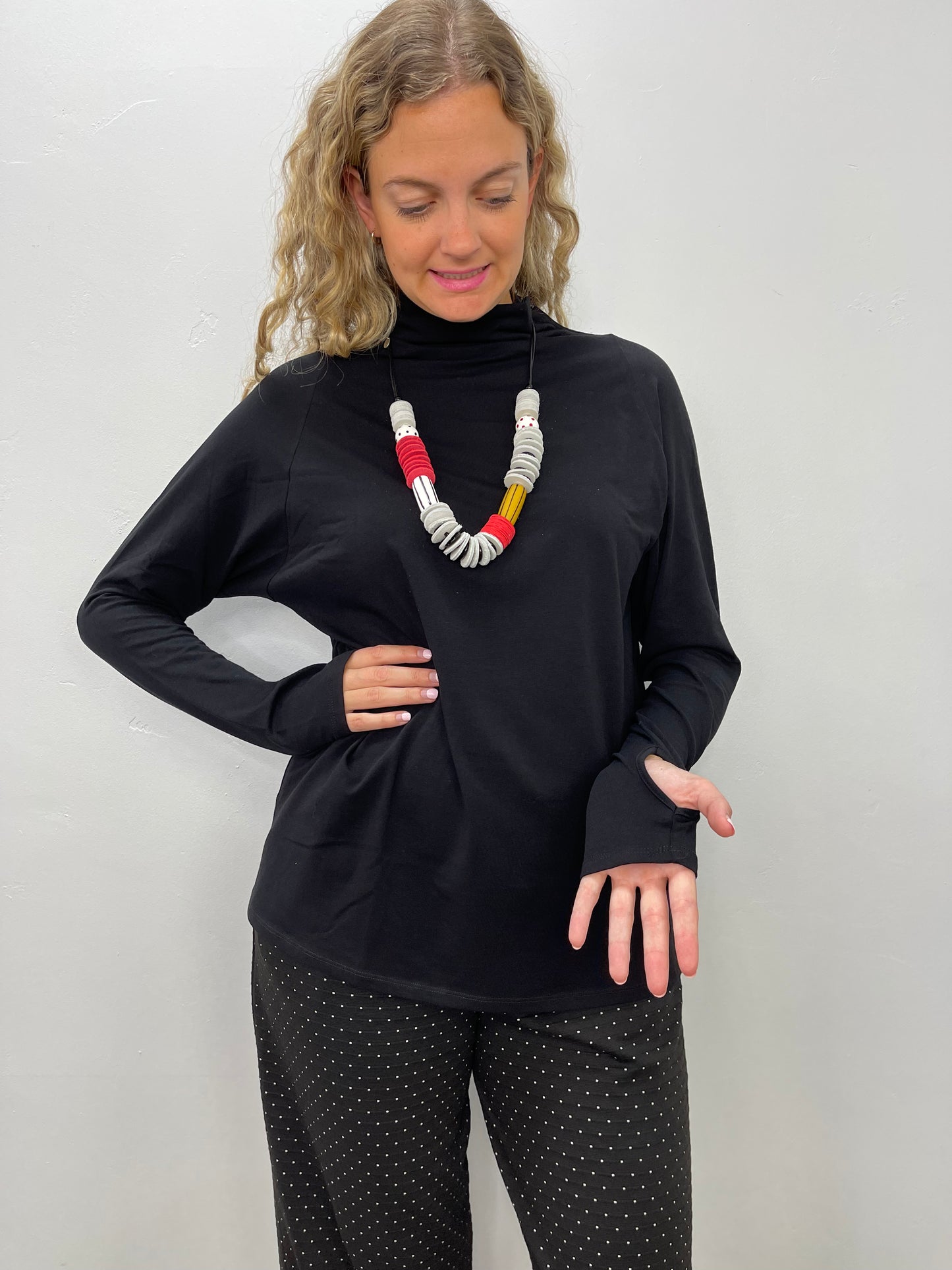 Black Long Sleeve Turtle Neck