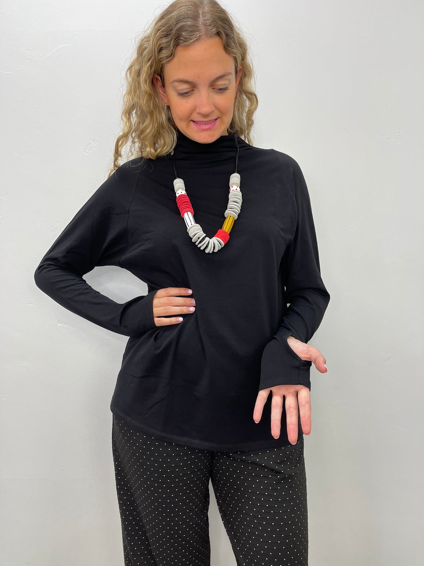 Load image into Gallery viewer, Black Long Sleeve Turtle Neck
