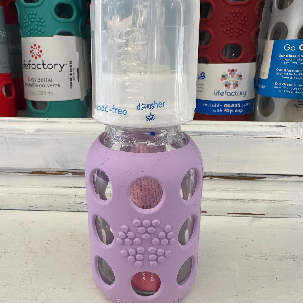 Light Purple Baby Bottle with Nipple