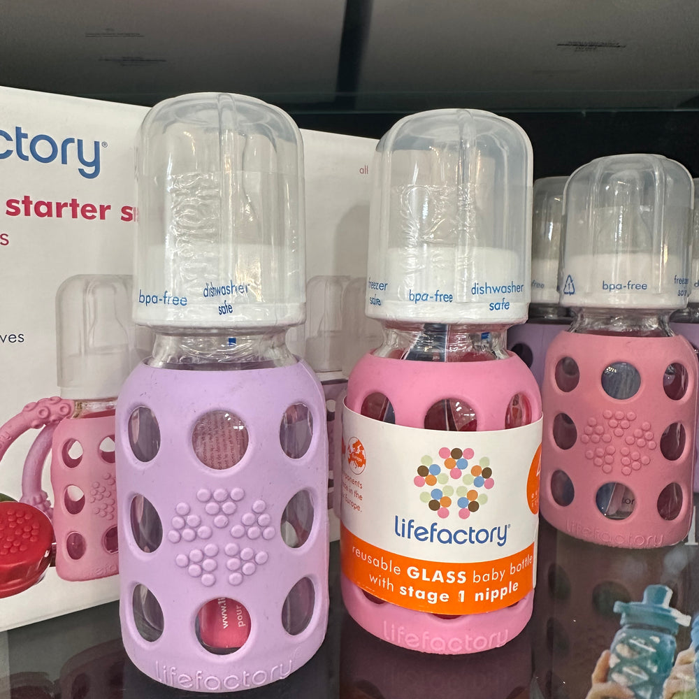 Light Purple Baby Bottle with Nipple