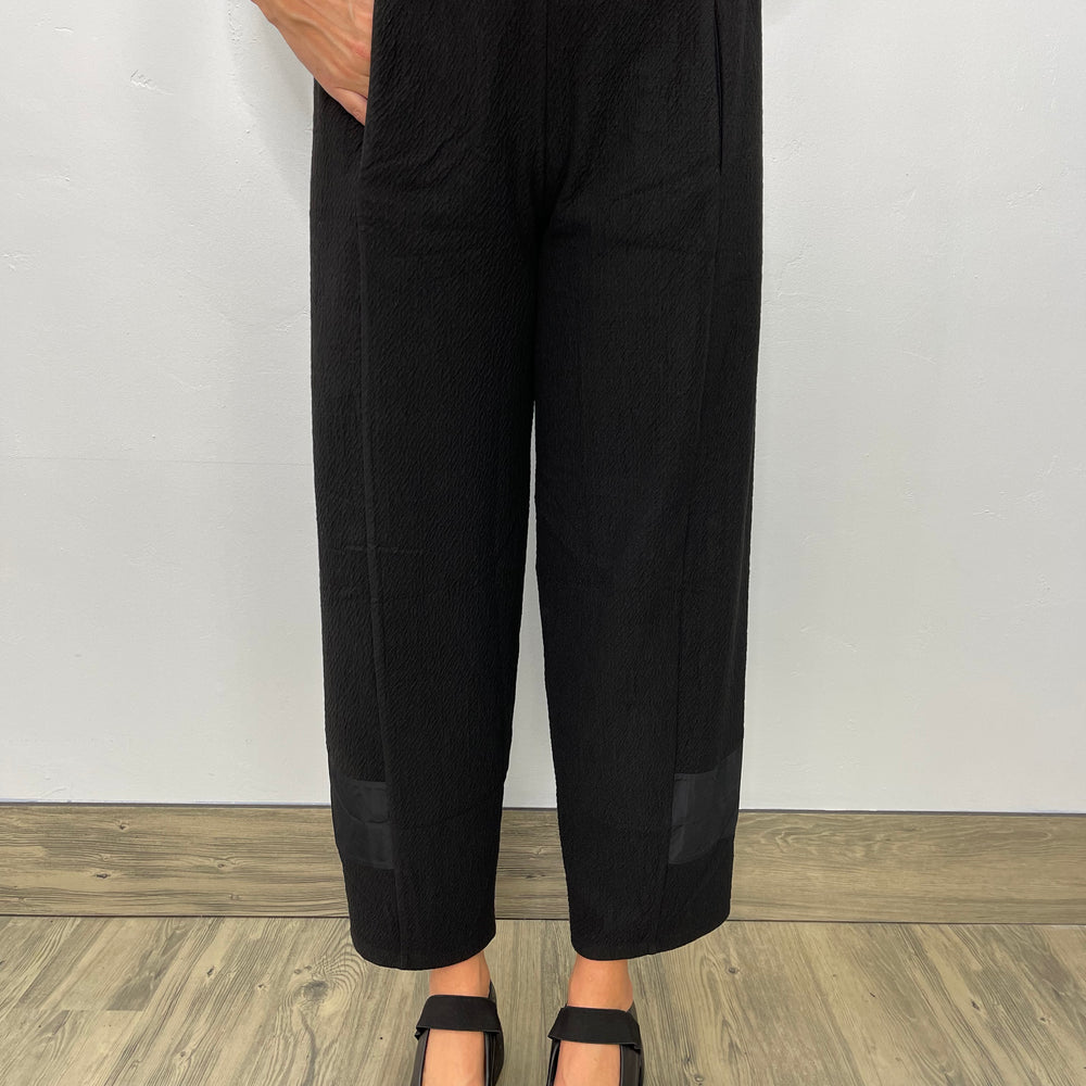 Black Pant with Square Accent