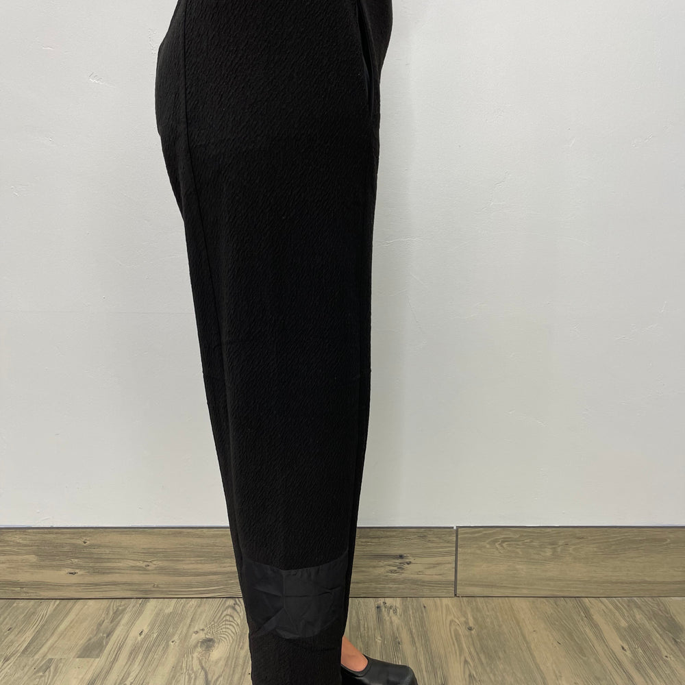 Black Pant with Square Accent