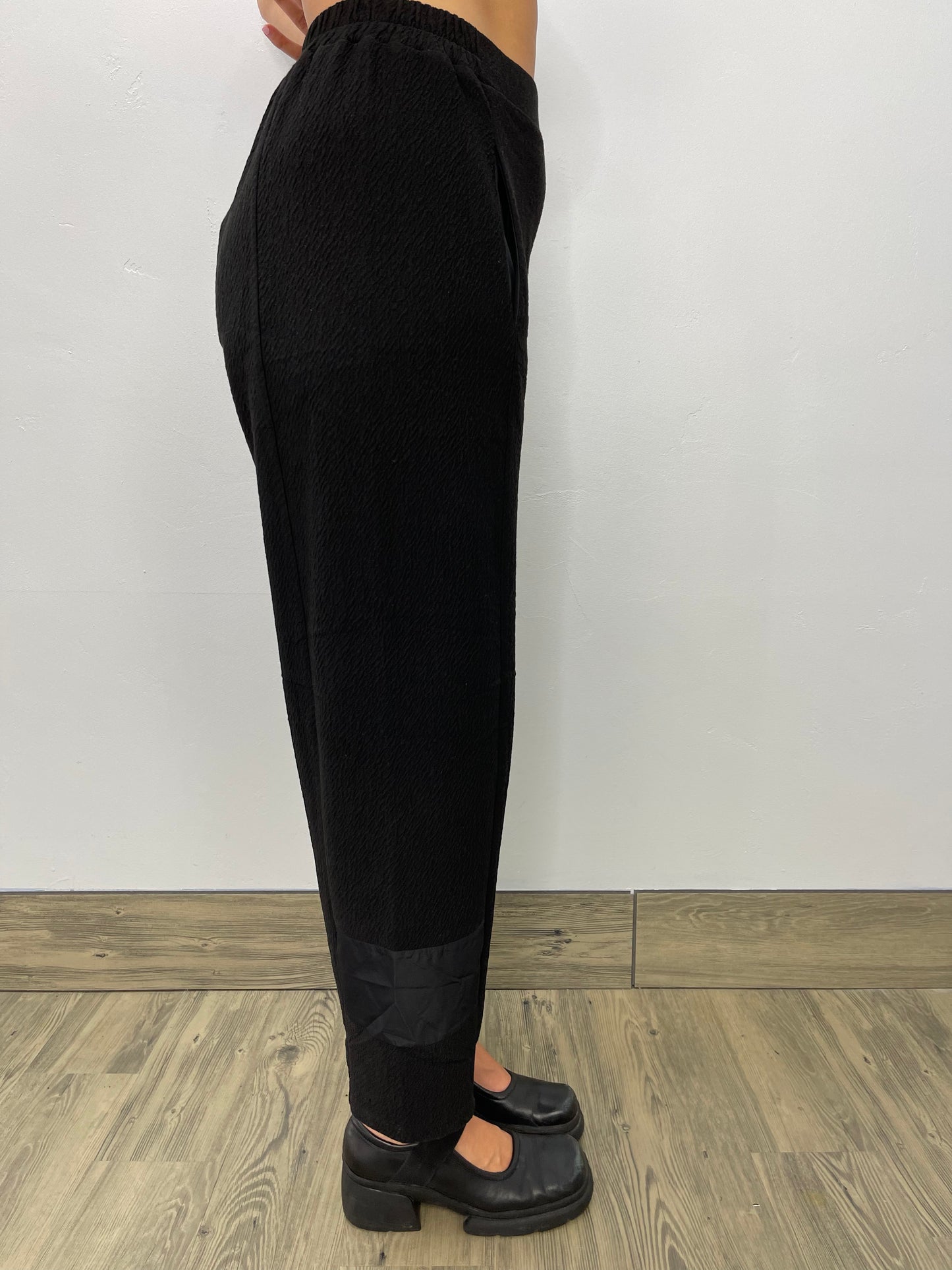 Black Pant with Square Accent
