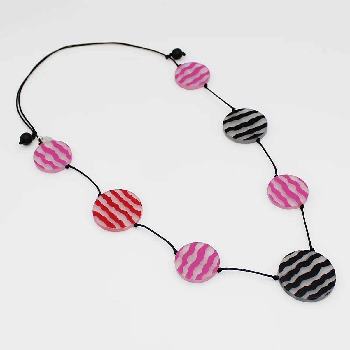 Pink Ziggy Statement Necklace