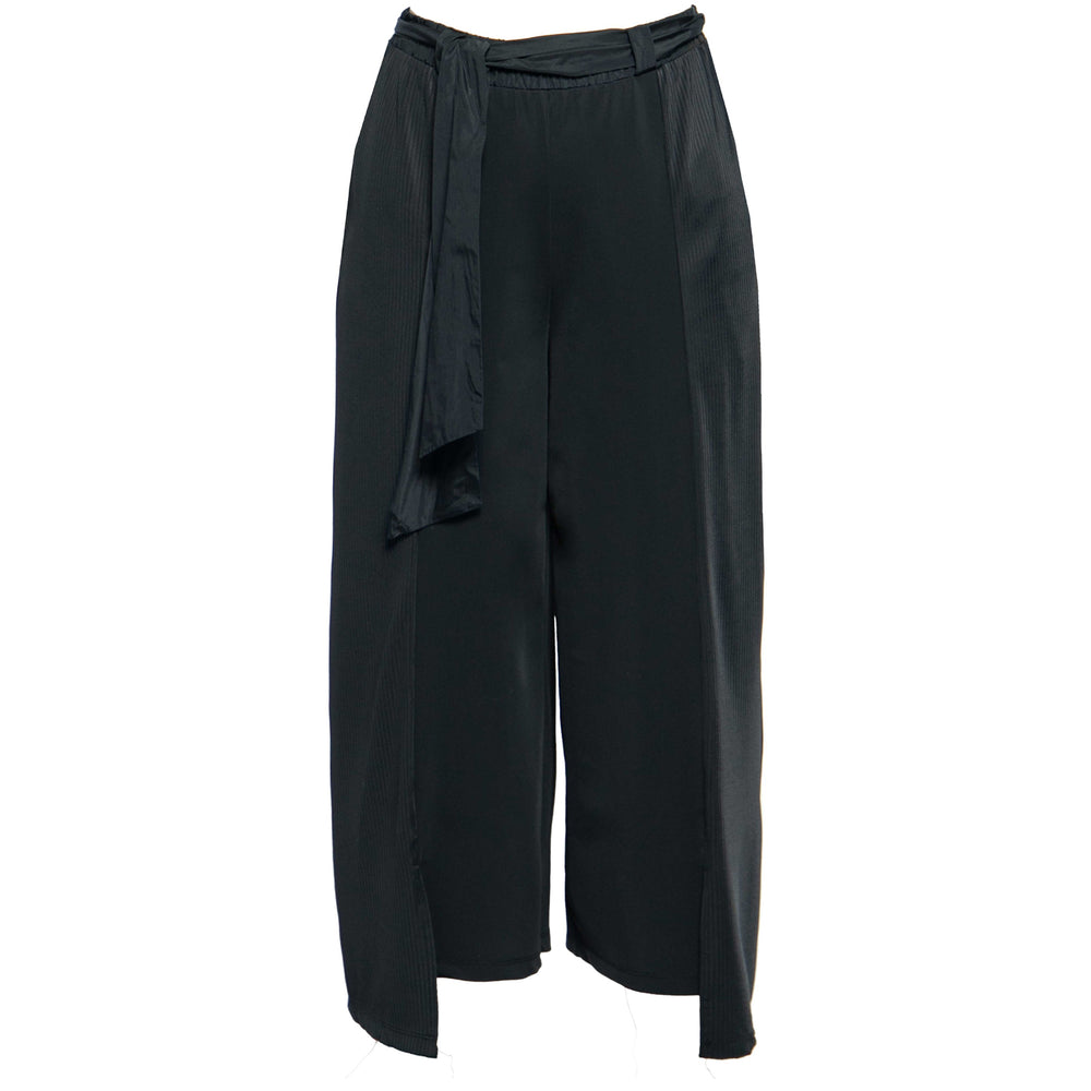 
                  
                    Black Bow Tie Rib Pant
                  
                