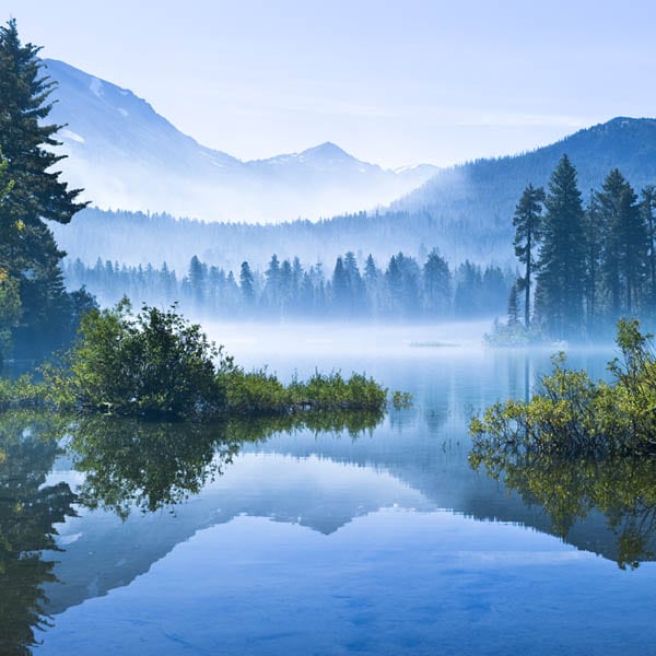 Morning Mountain Mist Wooden Puzzle