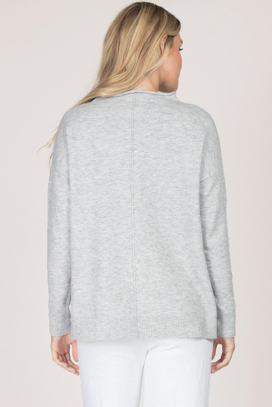 Light Grey Effortless Elegance Sweater