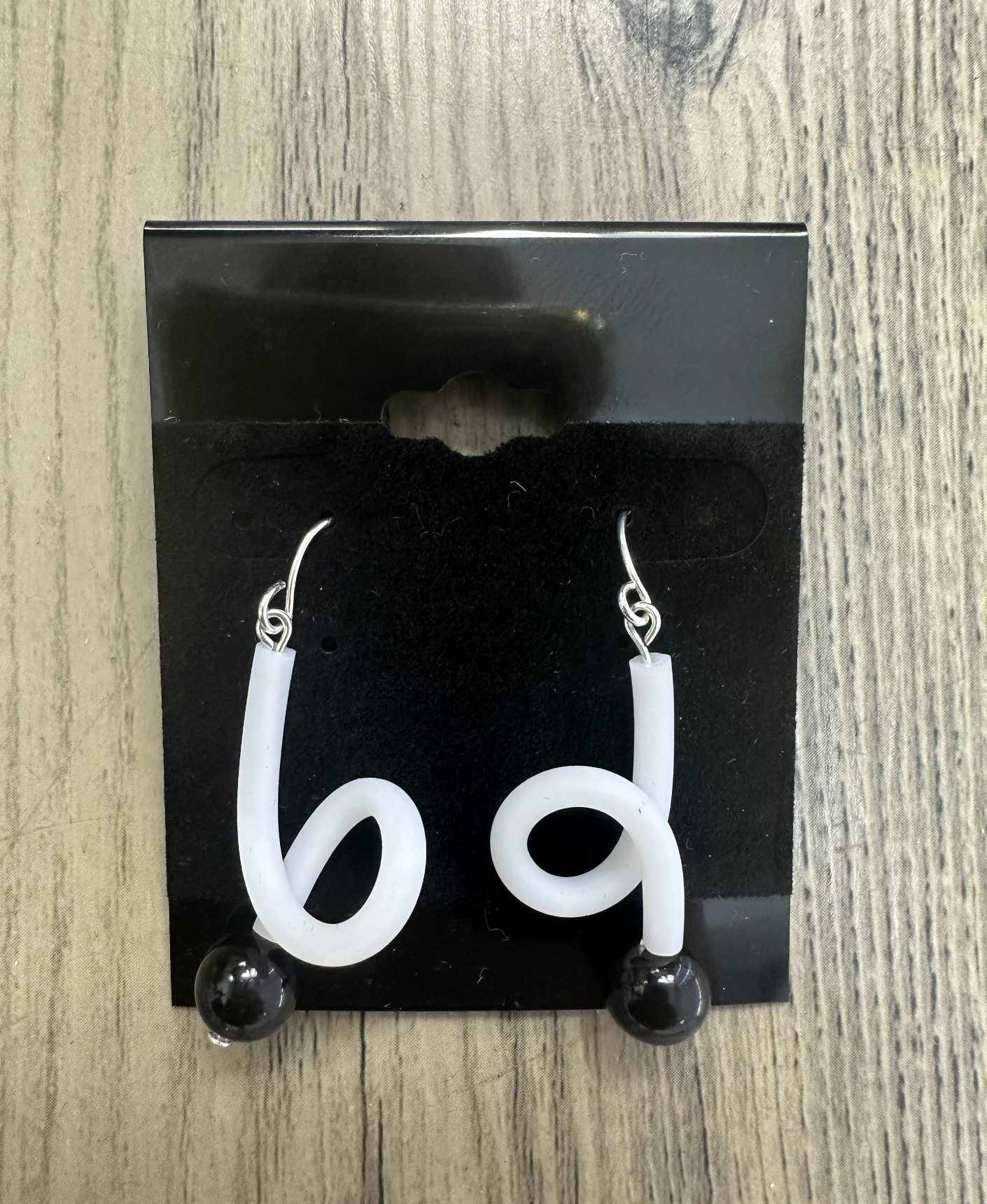 White Ava Earrings