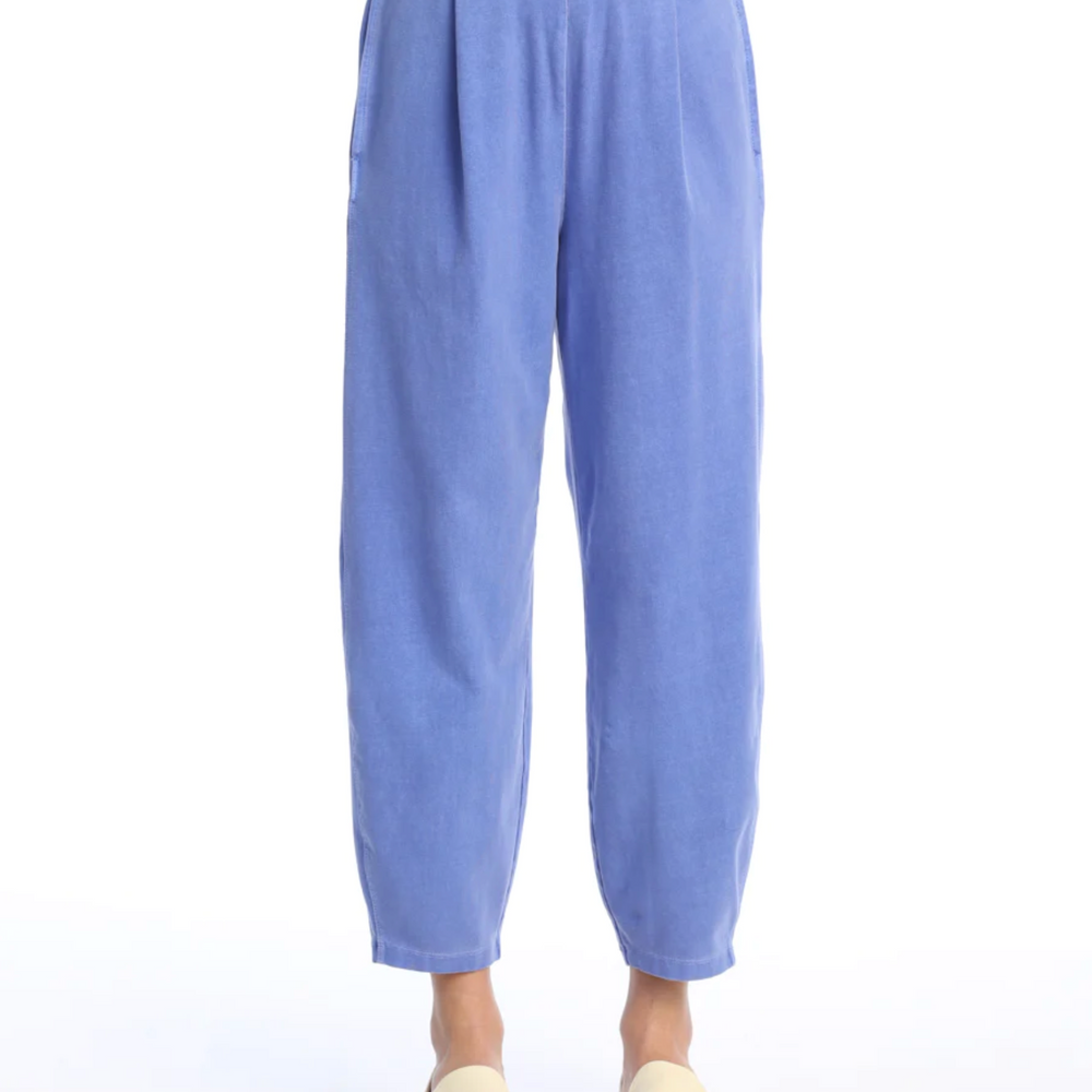 Baja Cotton Span Jersey Lantern Pants with Pockets and Front Seam