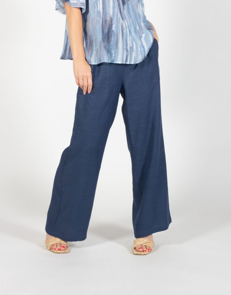 
                  
                    Indigo Full Length Tie Pant
                  
                