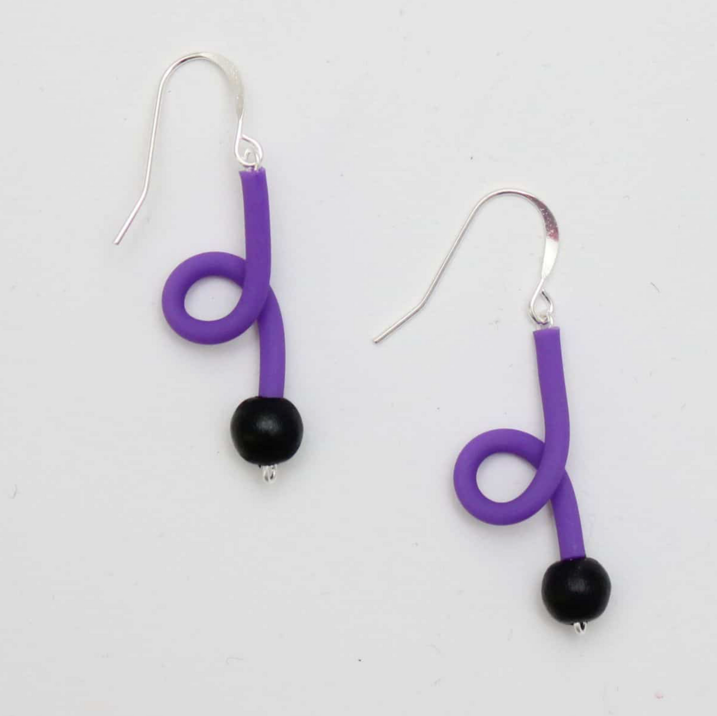 Purple Ava Earrings