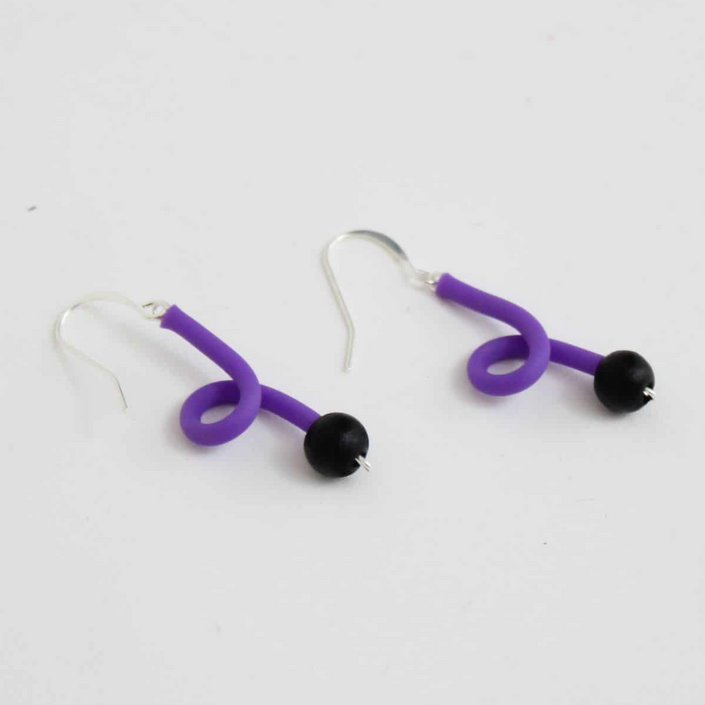 Purple Ava Earrings