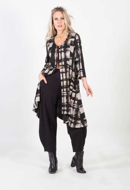 Black Sand Hashtag Duster Cardigan