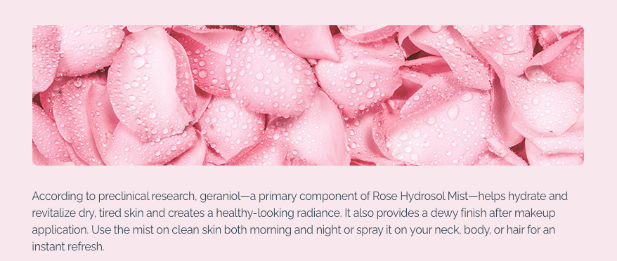 
                  
                    Rose Hydrosol Mist and Moringa Rose Oil
                  
                