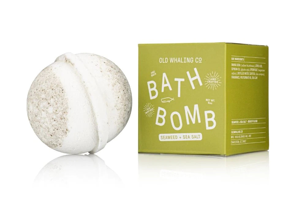 Seaweed & Sea Salt Natural Bath Bombs 8oz