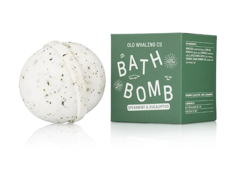 Spearmint & Eucalyptus Natural Bath Bomb 8oz