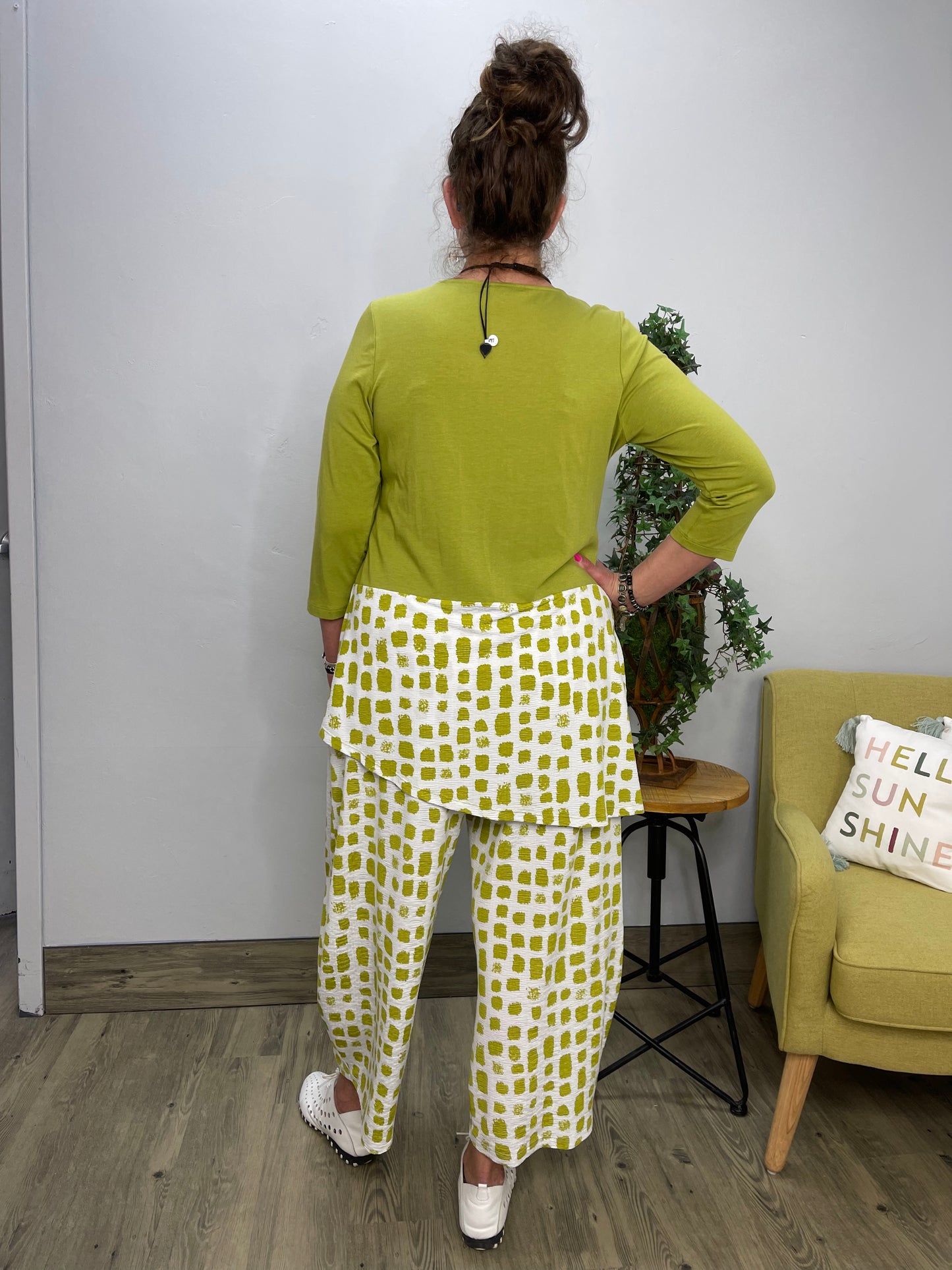 Garden Poppy Pattern Pant with Pockets
