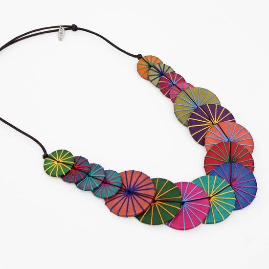 Multicolored Azalea Necklace