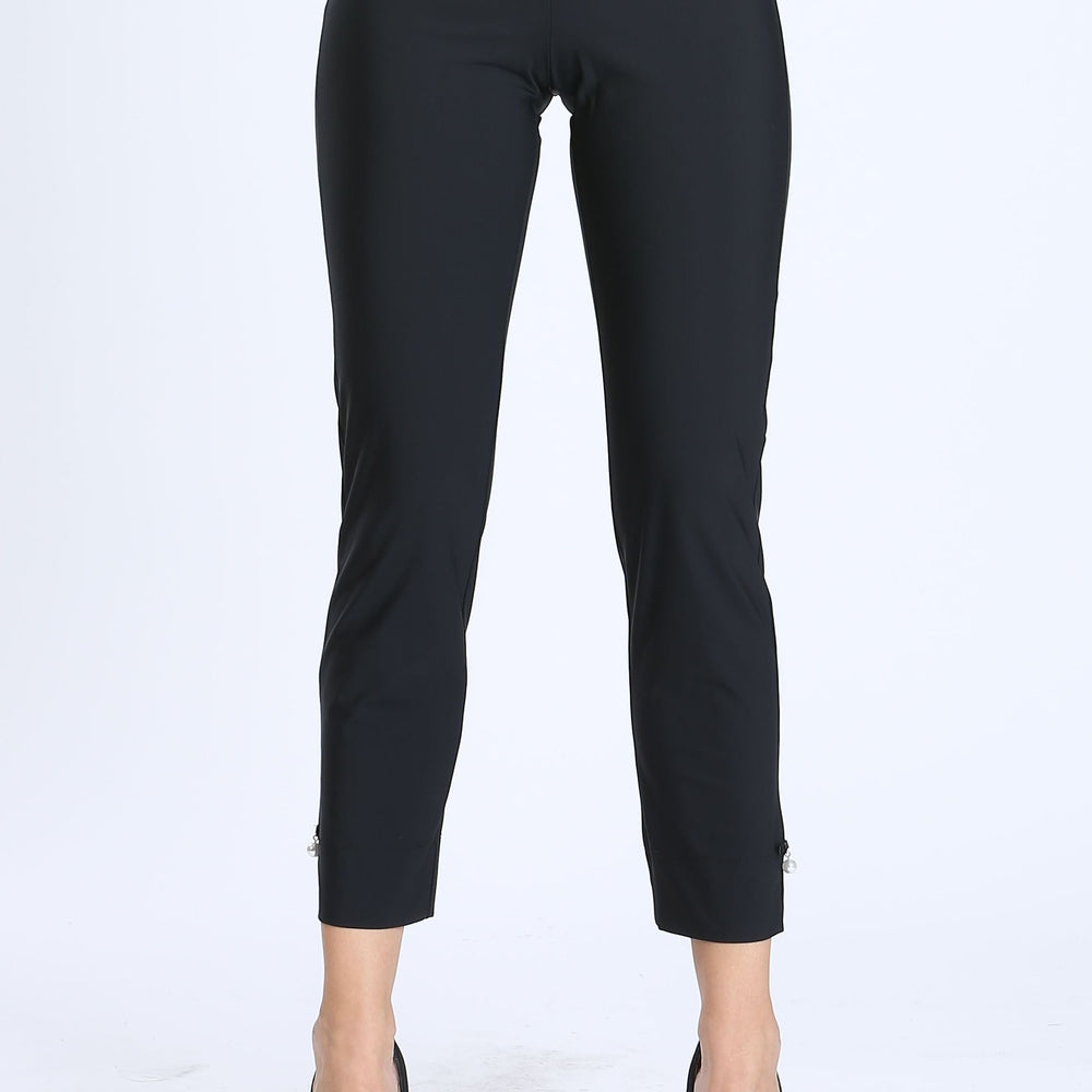 
                  
                    Black Pearl Detail Ankle Crop Pants
                  
                