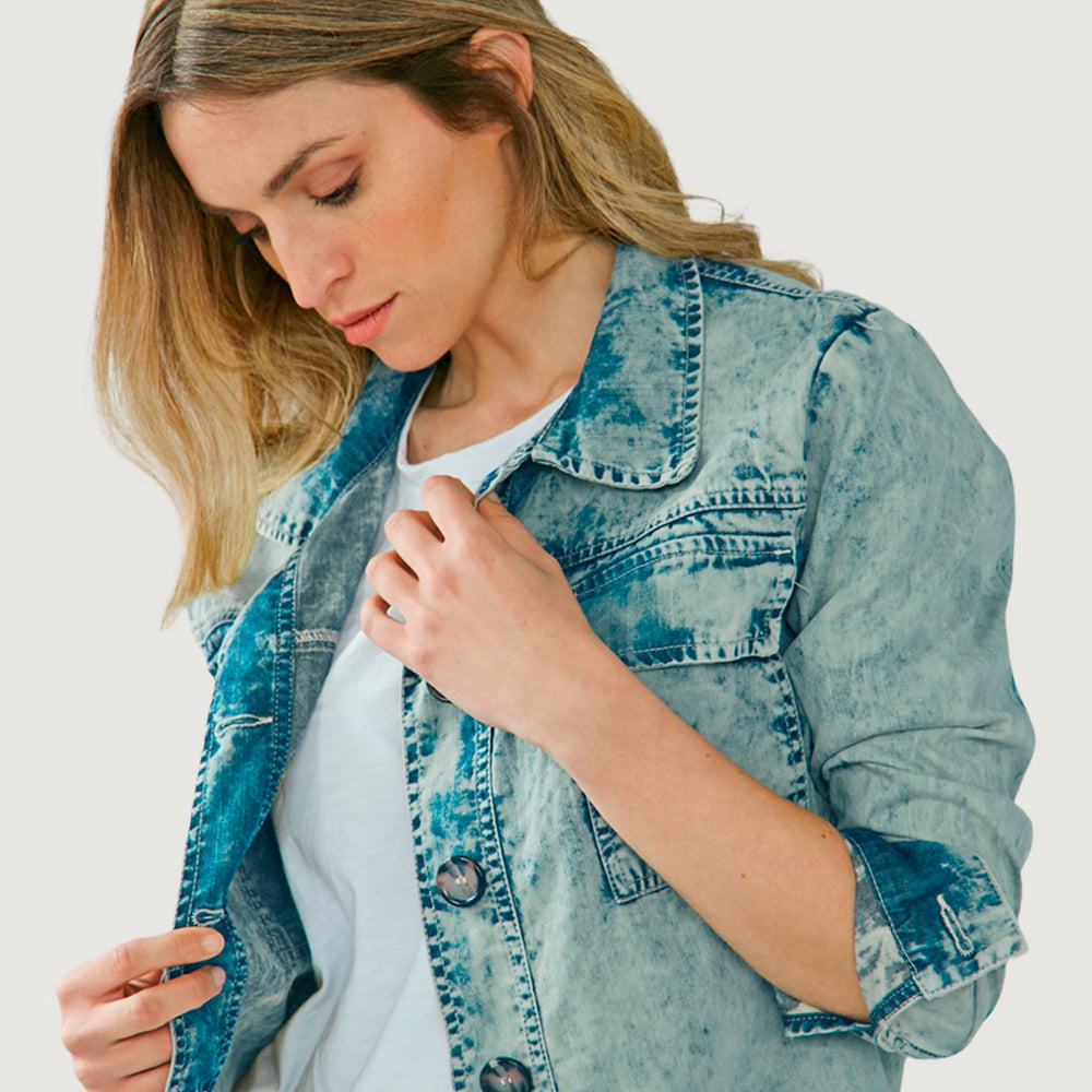 
                  
                    Jade Denim Acid Wash Jacket
                  
                