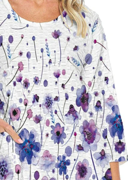 Riven Two Pocket Floral Airflow Dress