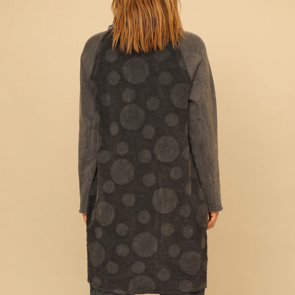 
                  
                    Black Vintage Wash Polka Dot Dress
                  
                