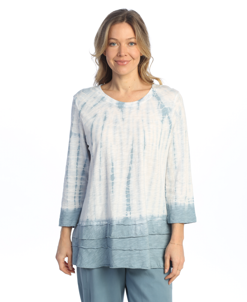 Storm Mineral Washed 100% Cotton Slub Layered Tunic