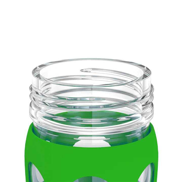 Lime Green 22oz Glass Water Bottle