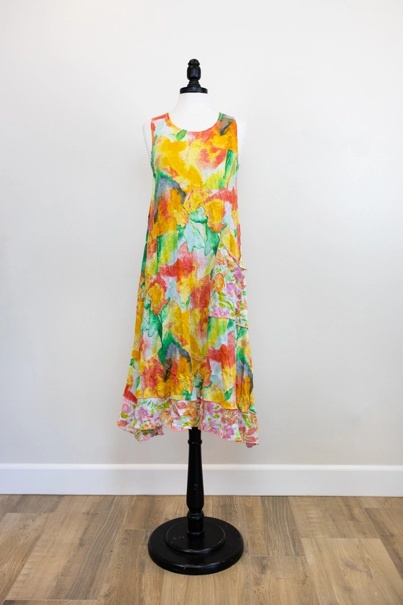 
                  
                    Mango Watercolor Crinkle Dress
                  
                