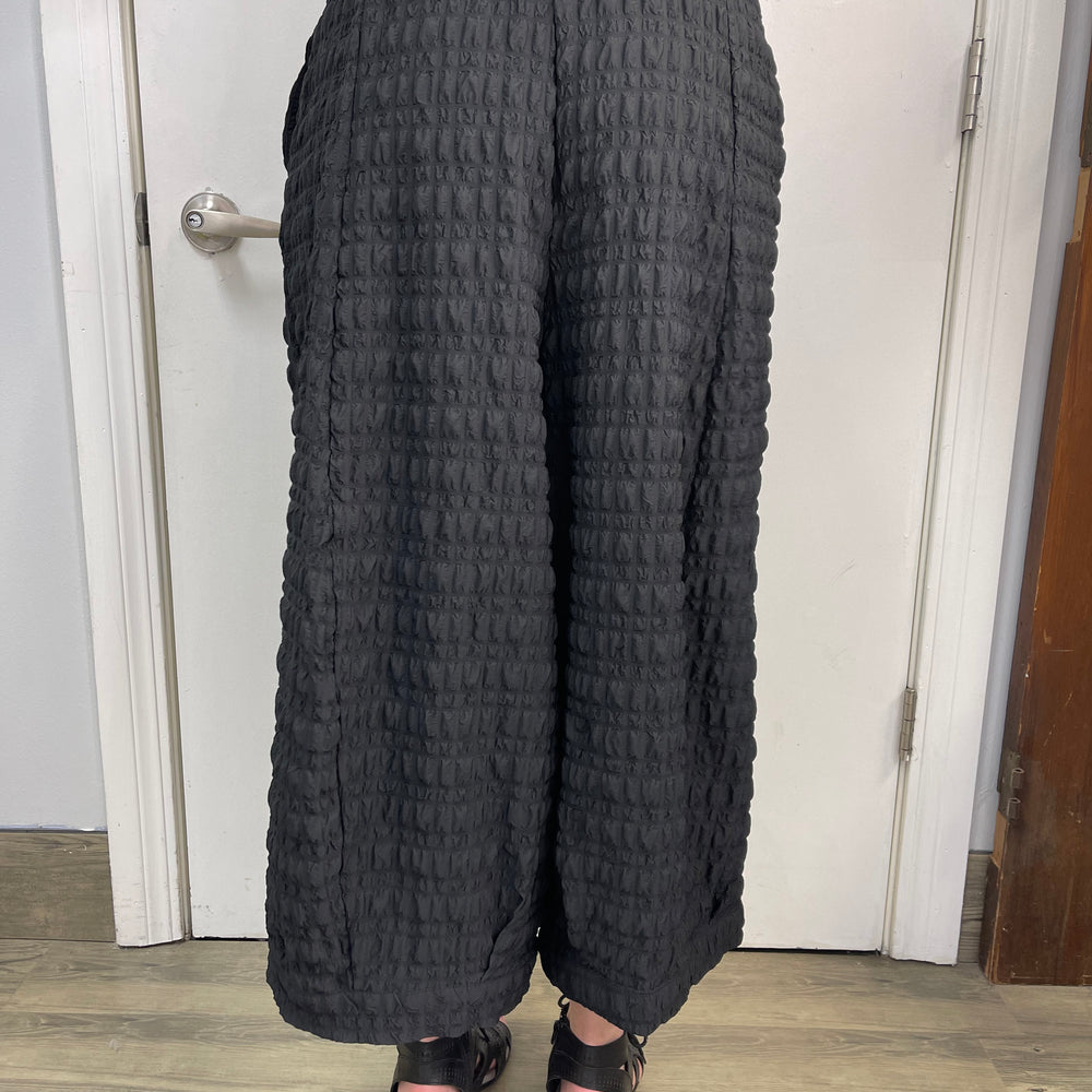 
                  
                    Black Wide Leg Square Puckered Pant
                  
                