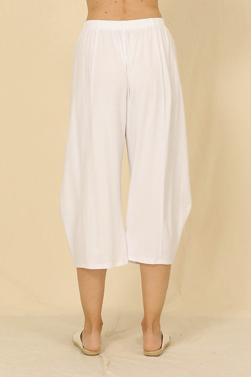 
                  
                    White Natalie Crop Pant
                  
                