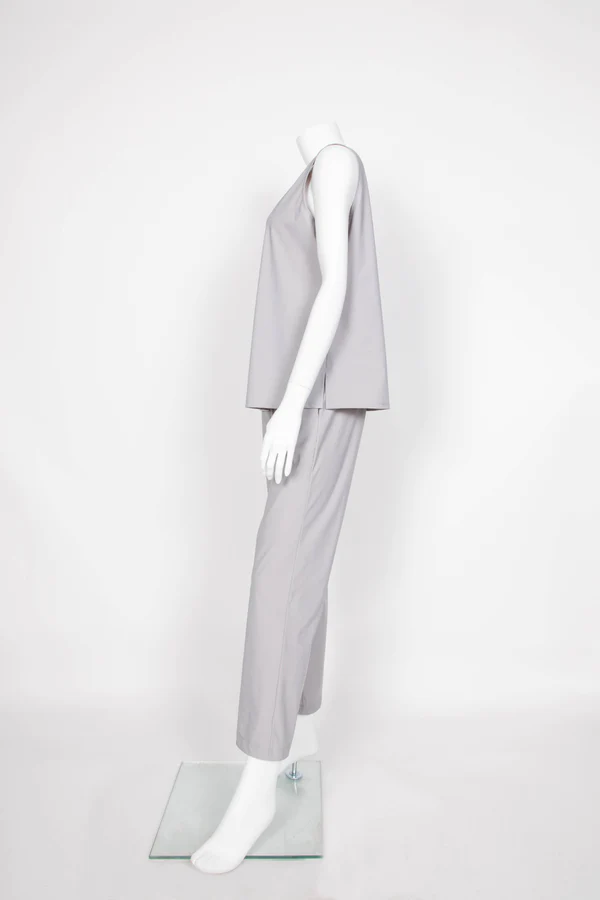 
                  
                    Gray Straight Pant with Pockets
                  
                