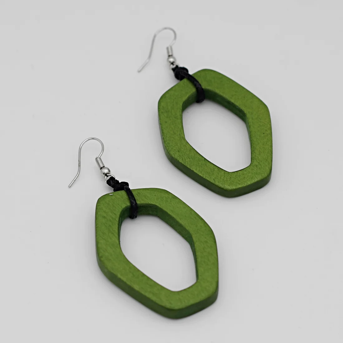 Vibrant Green Canyon Earrings