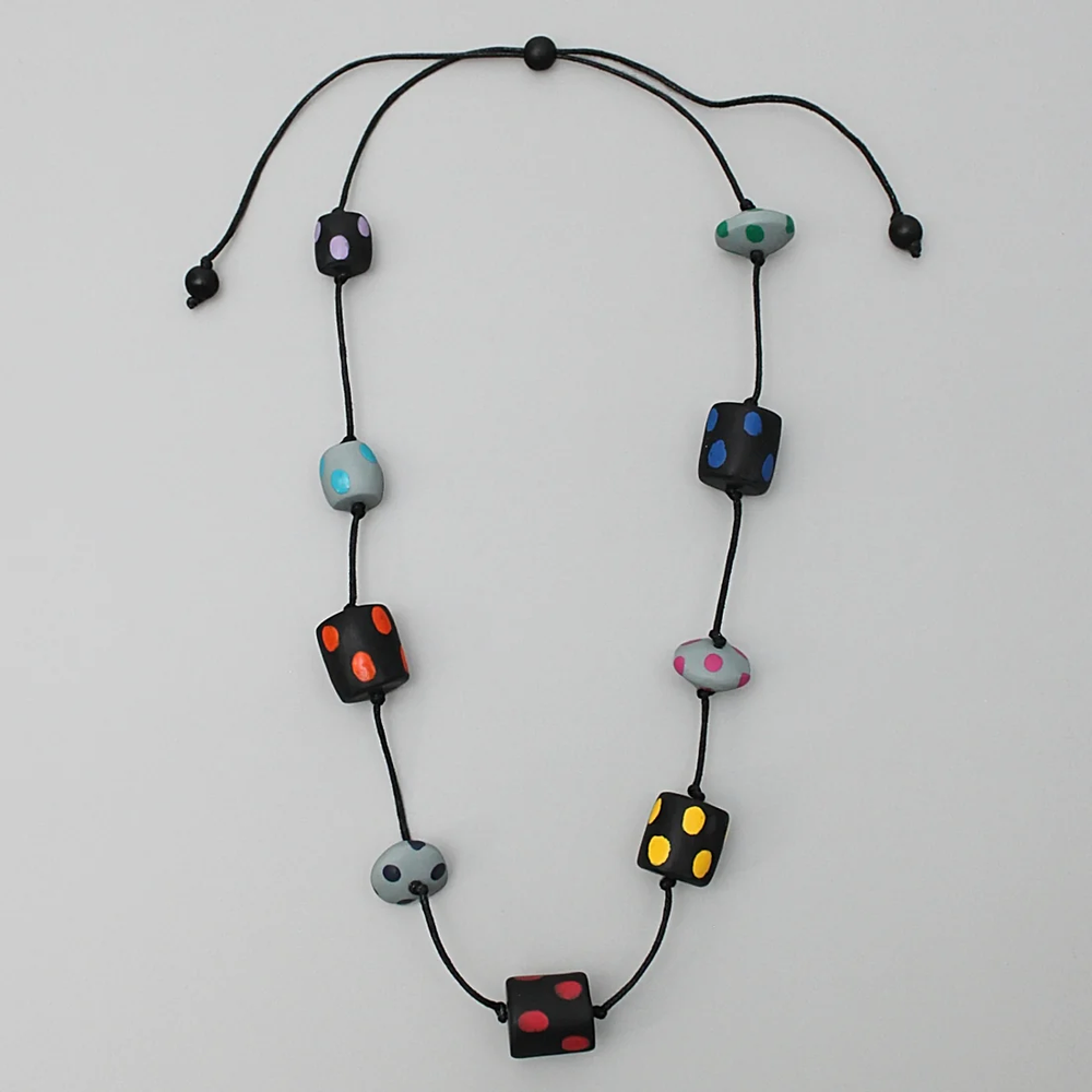 Colored Dots Layla Necklace