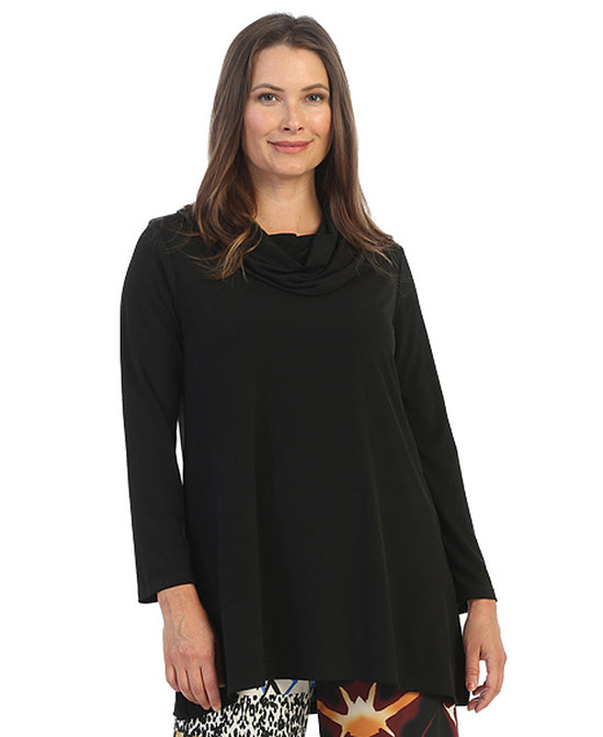Load image into Gallery viewer, Ity Knit Print Polyester Contrast Tunic
