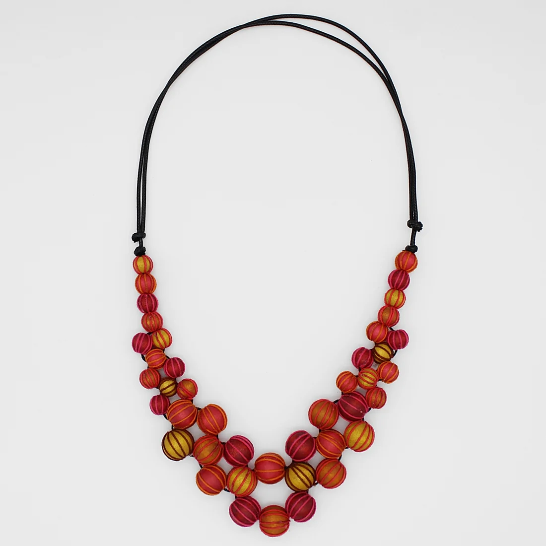 Spice Wrapped Beaded Necklace